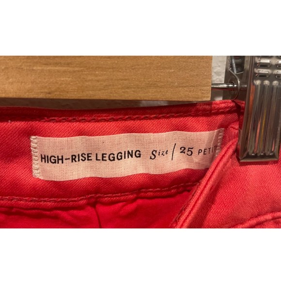 PILCRO AND THE LETTERPRESS High Rise Red Orange Legging - Picture 3 of 5